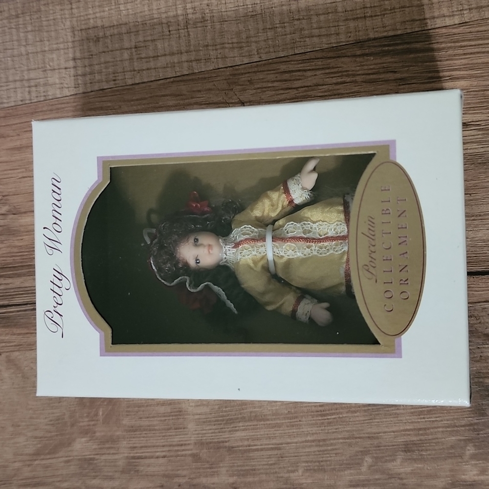 Pretty Woman Porcelain Collectible Ornament